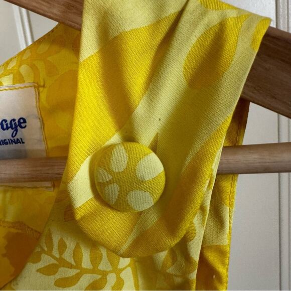 Ruth Clarage women’s vintage dress‎ size 12 yellow - Picture 6 of 11